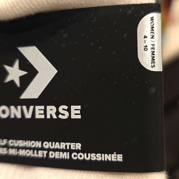 Converse Half Cushion Quarter 3PK Socks - Picture 4 of 4